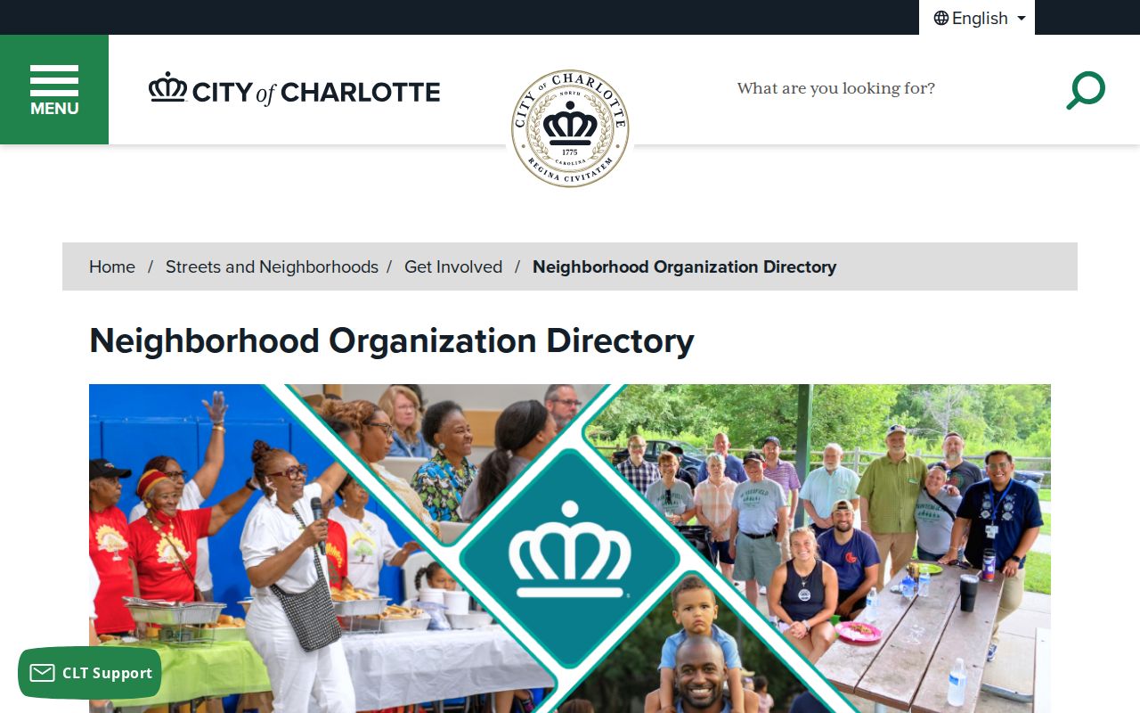 Mecklenburg neighbors reference for Charlotte Neighborhood Organization Directory